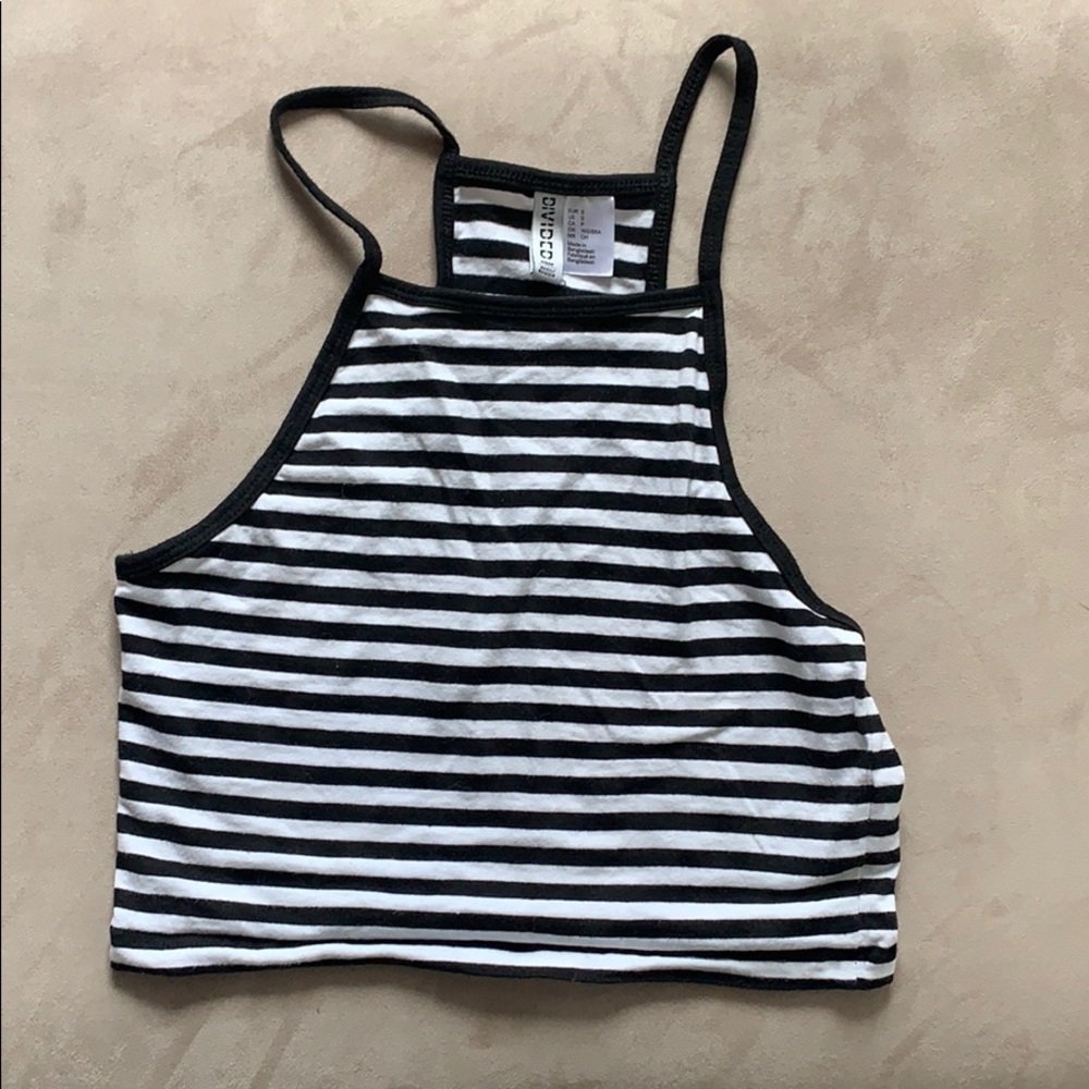 Striped Crop Top